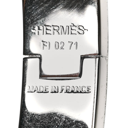 Hermes Enamel Narrow Clic Clac H Bracelet GM Black 4 of 4