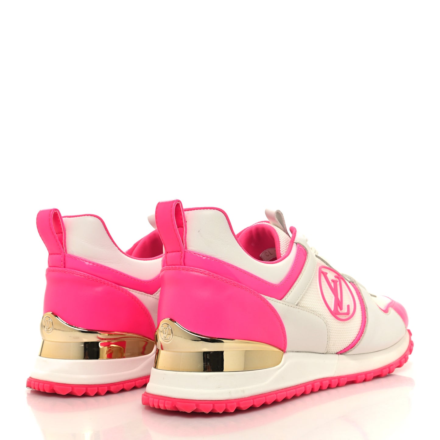 Calfskin Run Away Sneakers 37.5 Rose