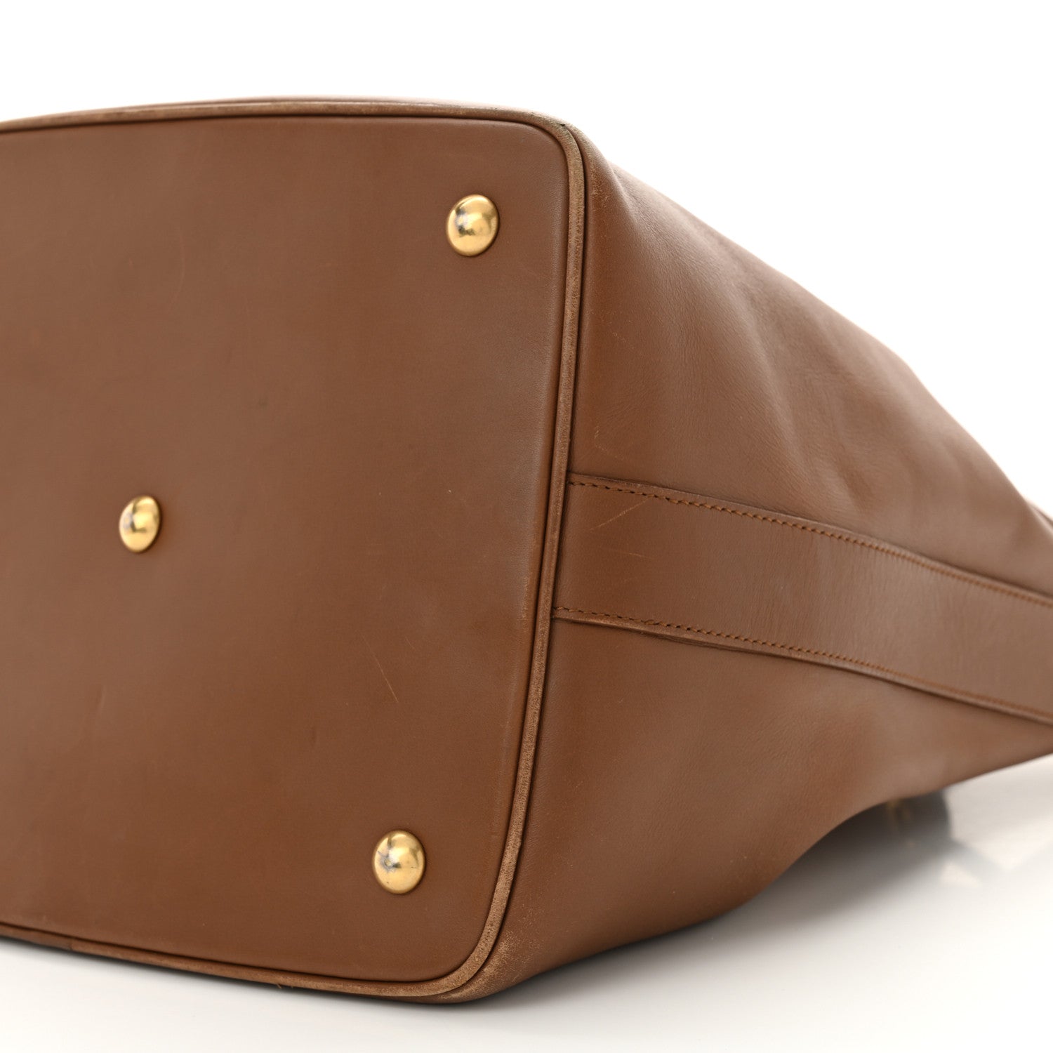 Saint Laurent Calfskin Large Emmanuelle Bucket Bag Cognac 10 of 18