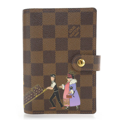 Louis Vuitton Damier Ebene Illustre Small Ring Agenda 1 of 8