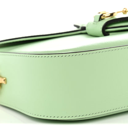 Gucci Azalea Calfskin Small Horsebit 1955 Chain Shoulder Bag Light Green 9 of 10