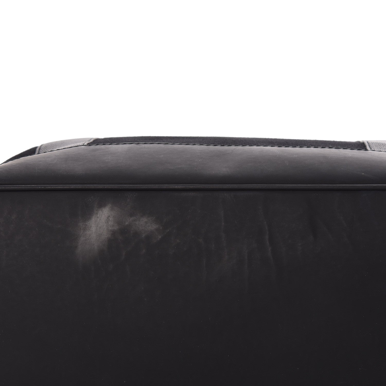 Balenciaga Rubber Calfskin Canvas Navy Tote Black 12 of 18