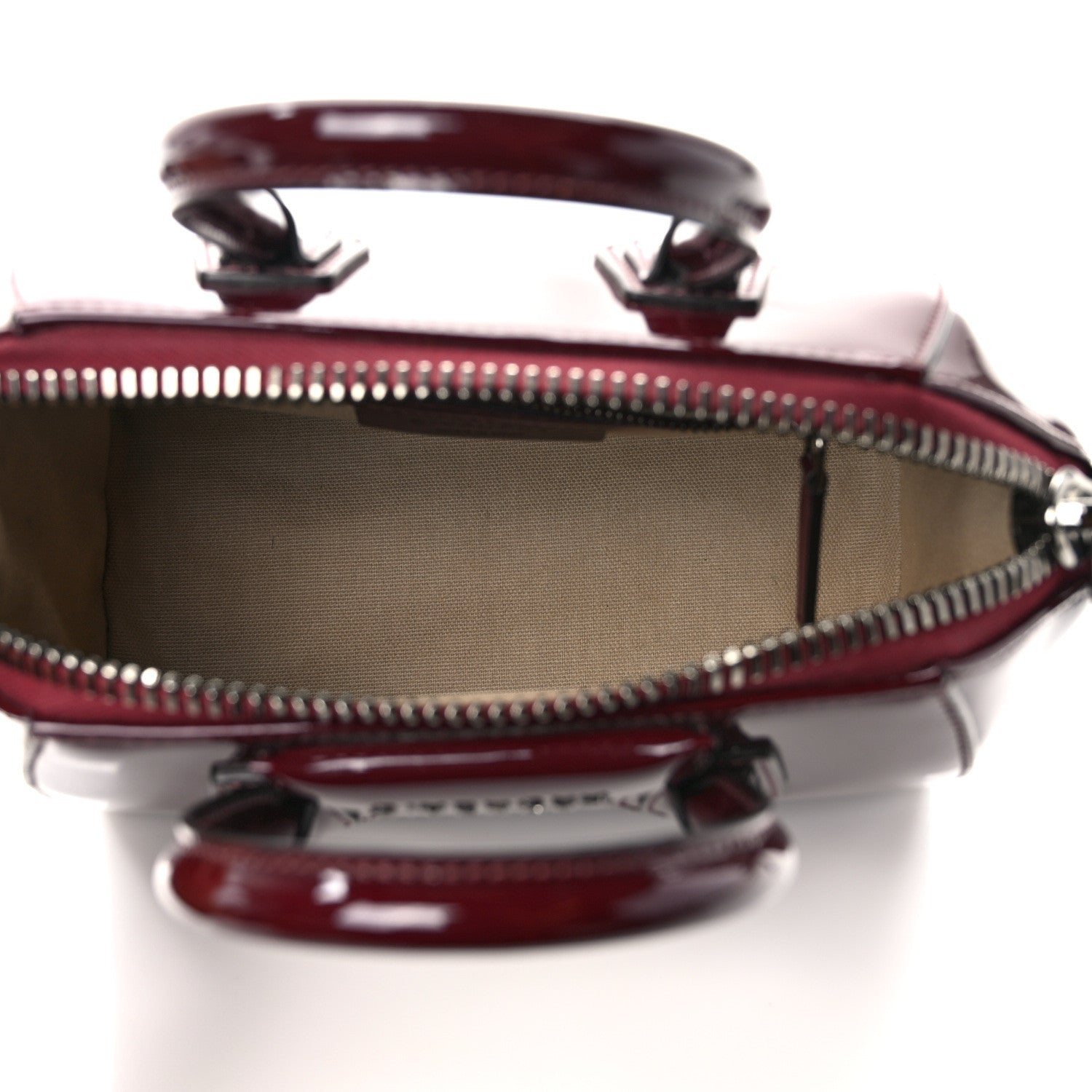 Givenchy Patent Calfskin Mini Antigona Burgundy 5 of 12