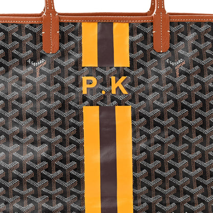 Goyard Goyardine Sac Hardy Pet Carrier PM Black Gold 8 of 10