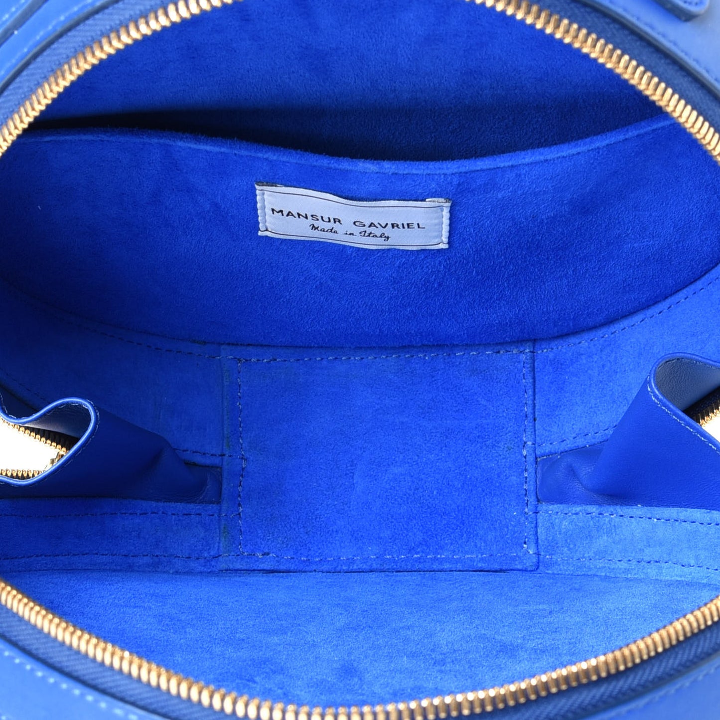 Calfskin Circle Crossbody Bag Royal