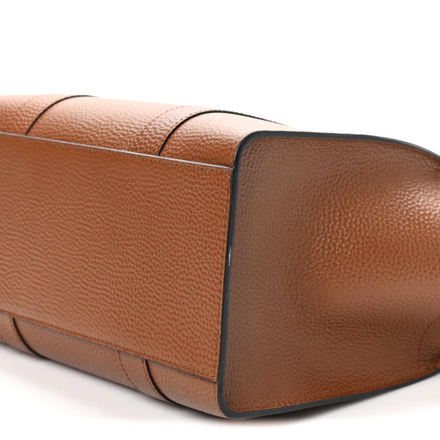 Grain Vegetable Tanned Calfskin Small Zipped Bayswater Oak