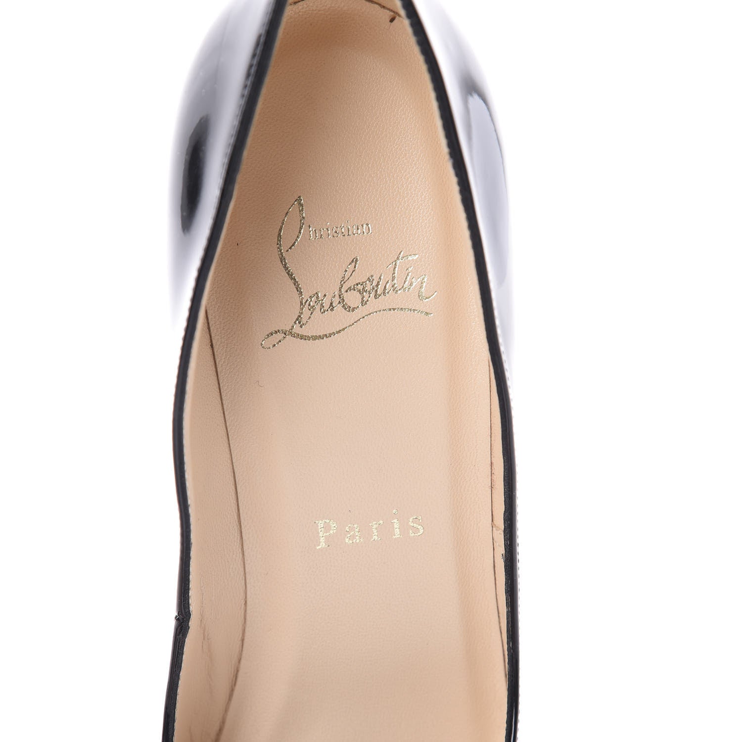 Christian Louboutin Patent Pigalle Plato 120 Pumps 36 Black 6 of 9