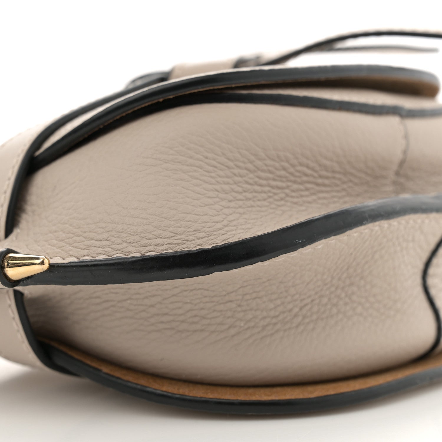 Loewe Grained Calfskin Mini Gate Crossbody Bag Light Oat 8 of 10