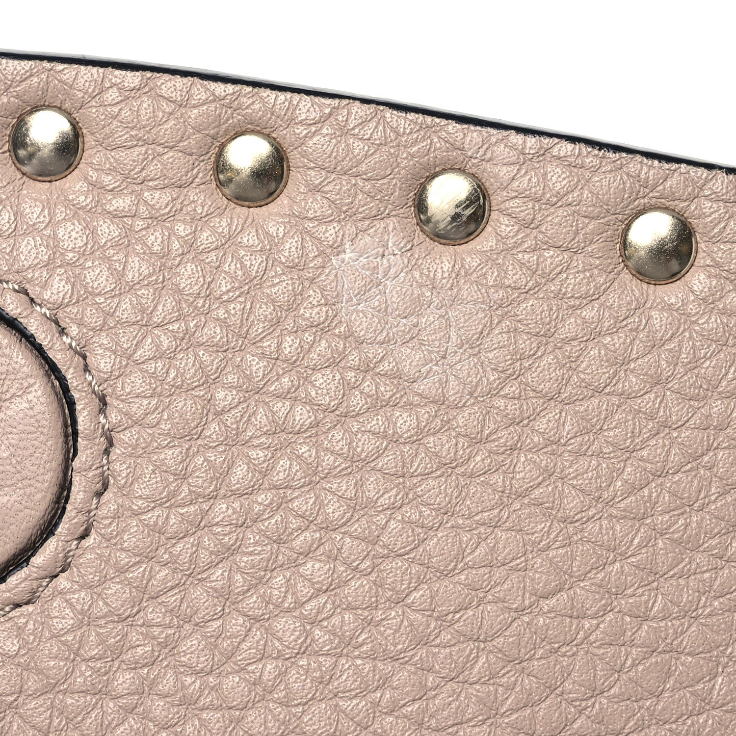 Valentino Garavani Pebbled Calfskin Messenger Bag Poudre 14 of 16