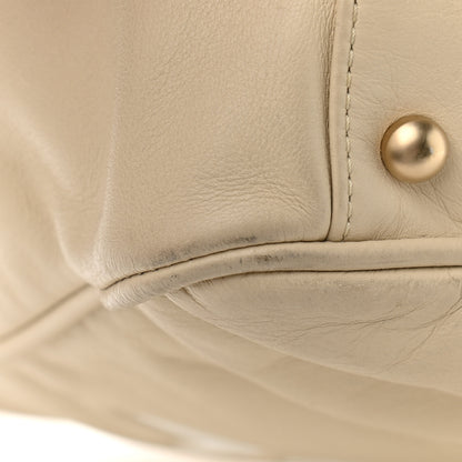 Chanel Lambskin Camellia Tote Beige 11 of 14