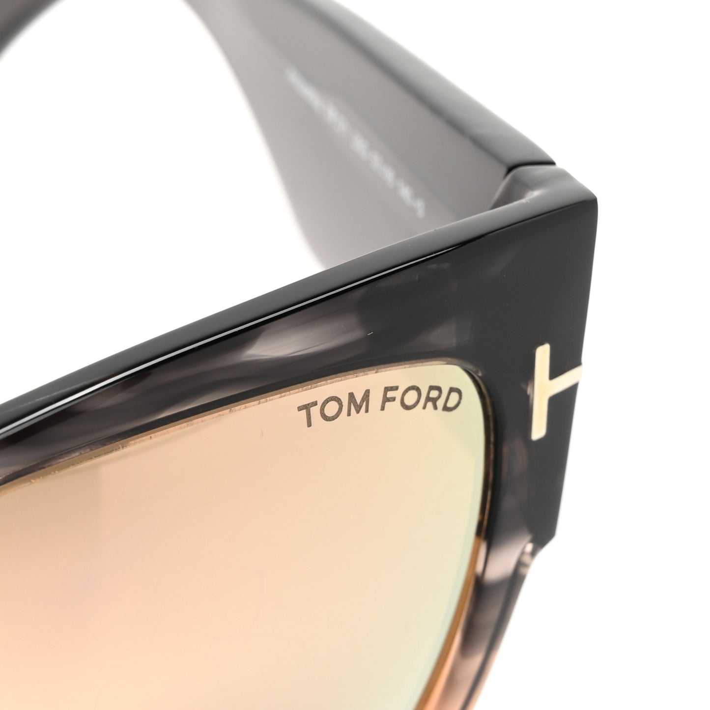 Acetate Anoushka Cat Eye Sunglasses TF371 Melange Grey Peach