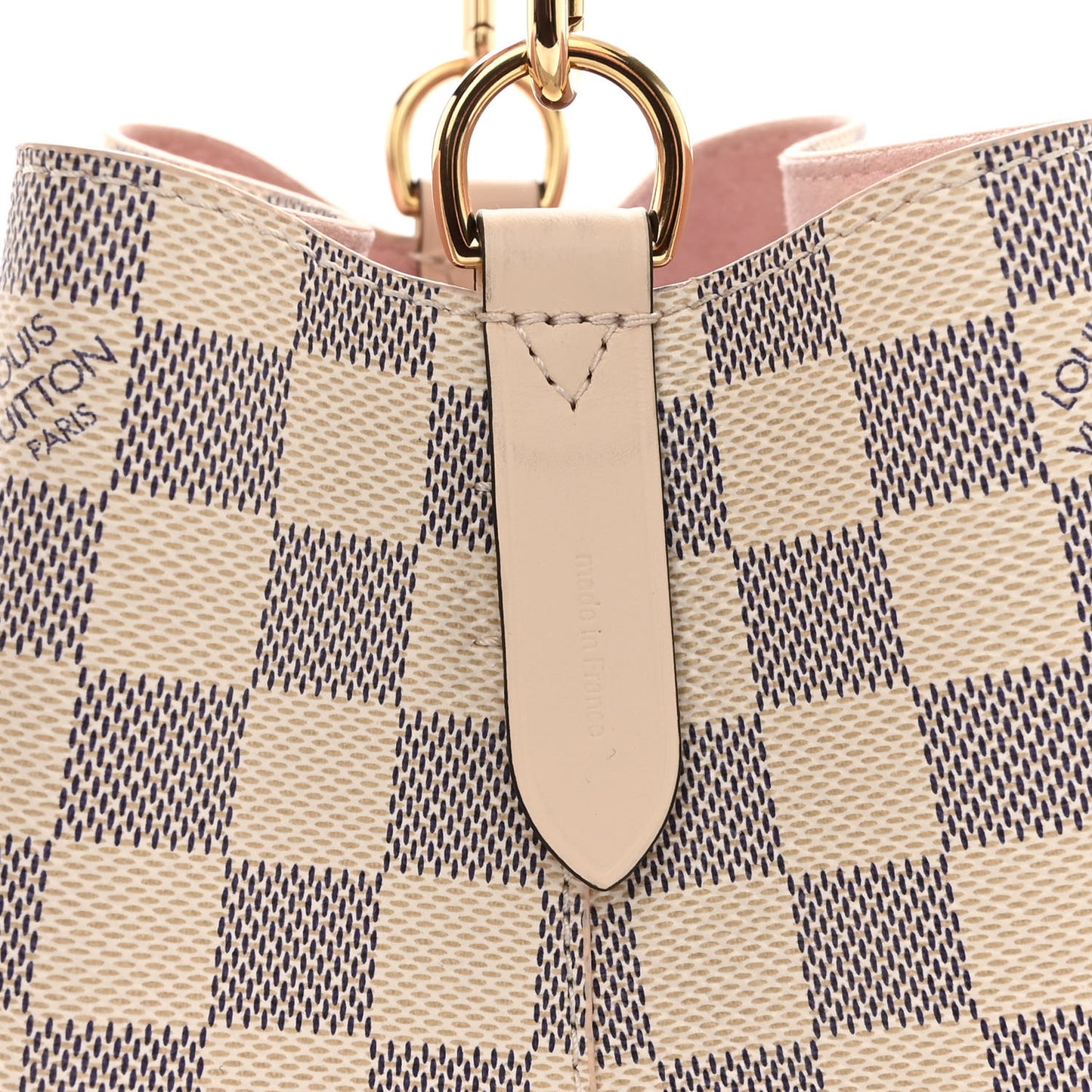 Damier Azur Braided Neonoe BB Pink