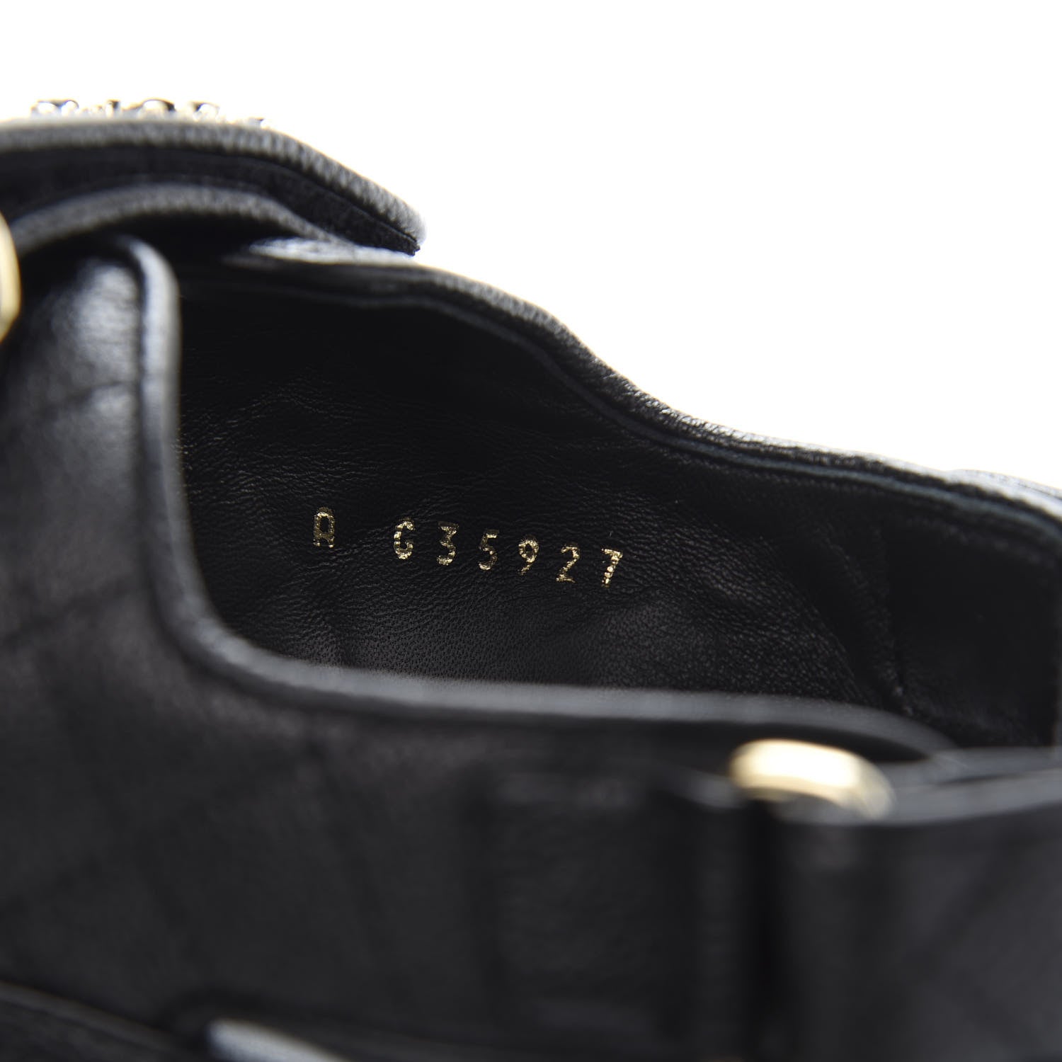 Chanel Grained Calfskin Velcro Dad Sandals 41 Black 8 of 9