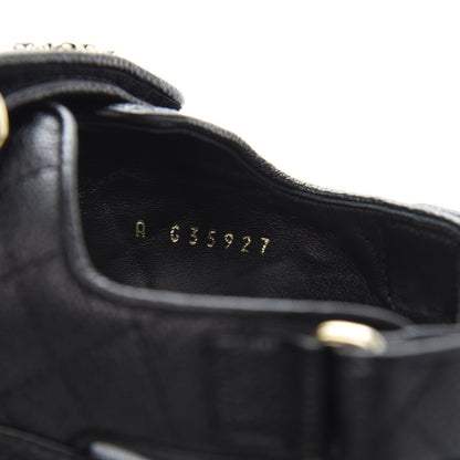 Chanel Grained Calfskin Velcro Dad Sandals 41 Black 8 of 9