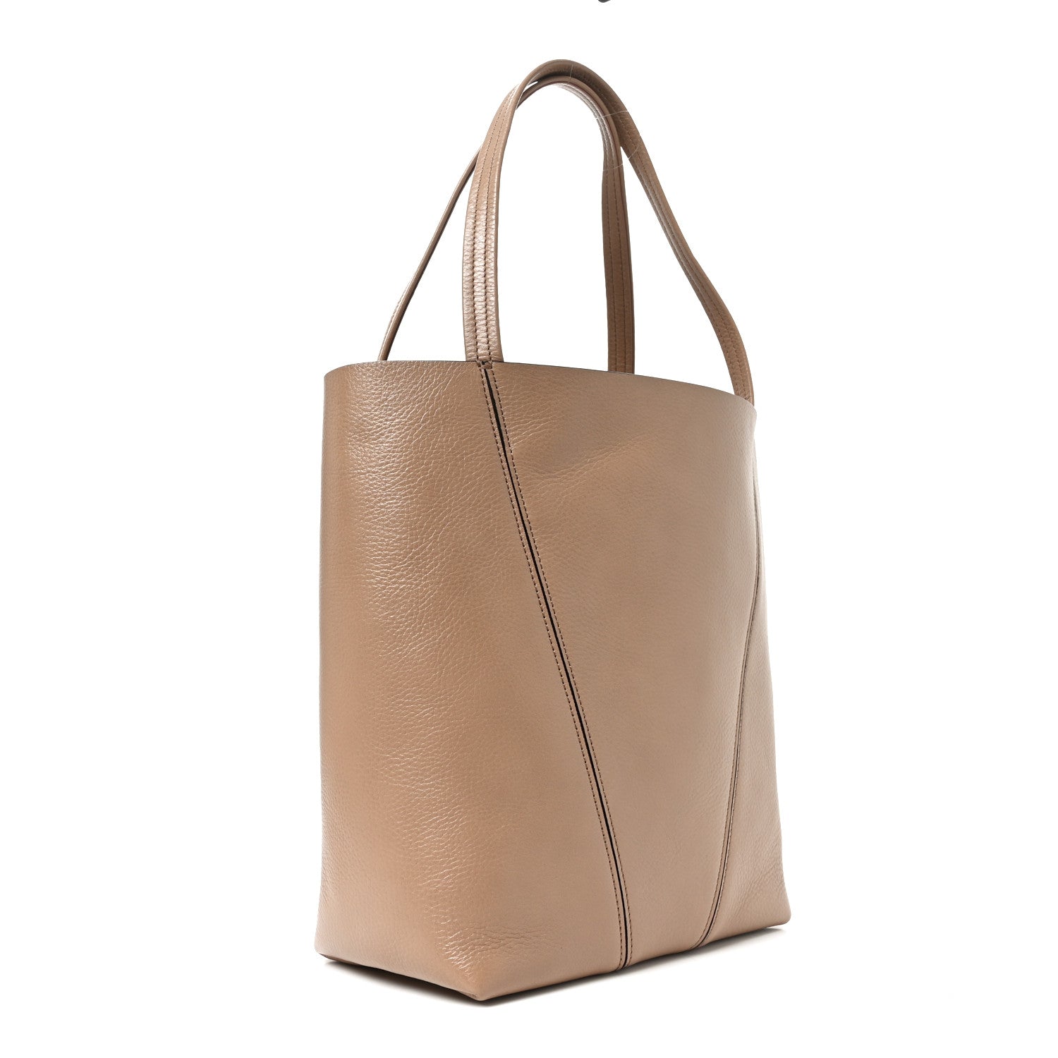 Chloe Grained Calfskin Medium Spin Tote Woodrose 3 of 10