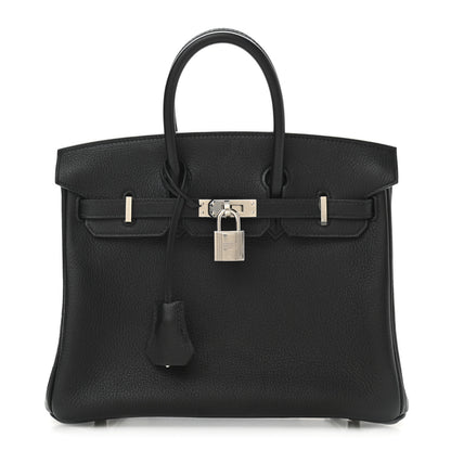 Hermes Taurillon Novillo Birkin 25 Black 1 of 10