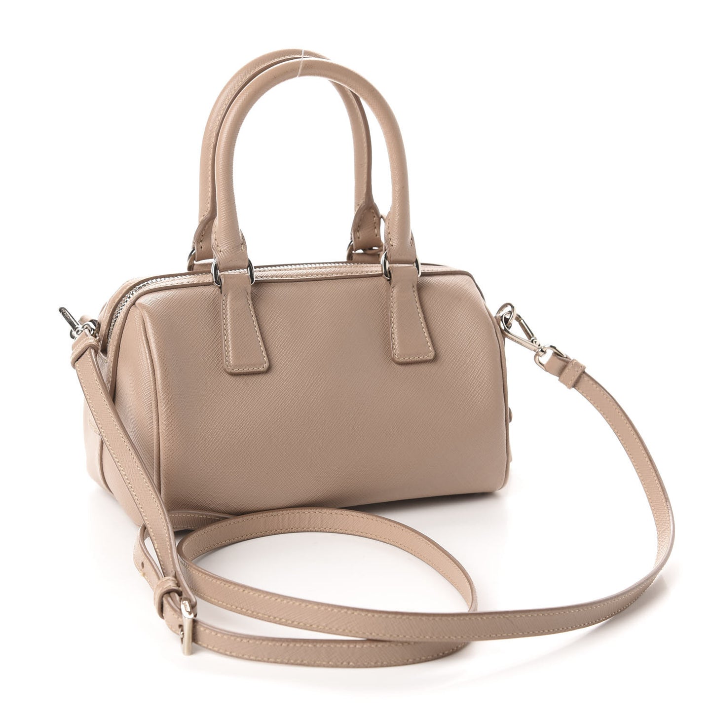 Saffiano Lux Mini Convertible Bowler Cammeo