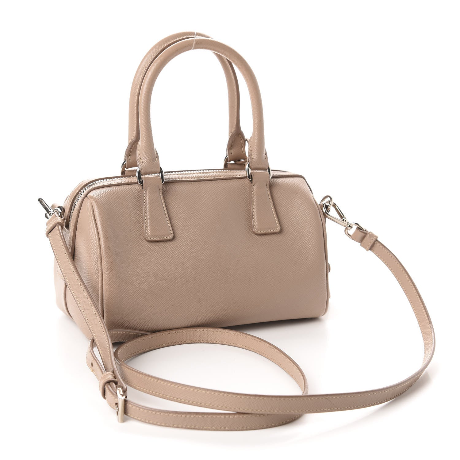 Prada Saffiano Lux Mini Convertible Bowler Cammeo 3 of 11