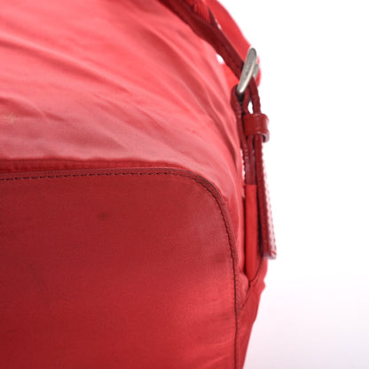 Prada Nylon Vela Medium Backpack Rosso 11 of 13