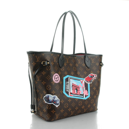 Louis Vuitton Monogram World Tour Neverfull MM 3 of 8