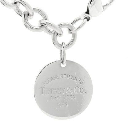 Tiffany Sterling Silver Return to Tiffany Round Tag Charm Bracelet 3 of 3