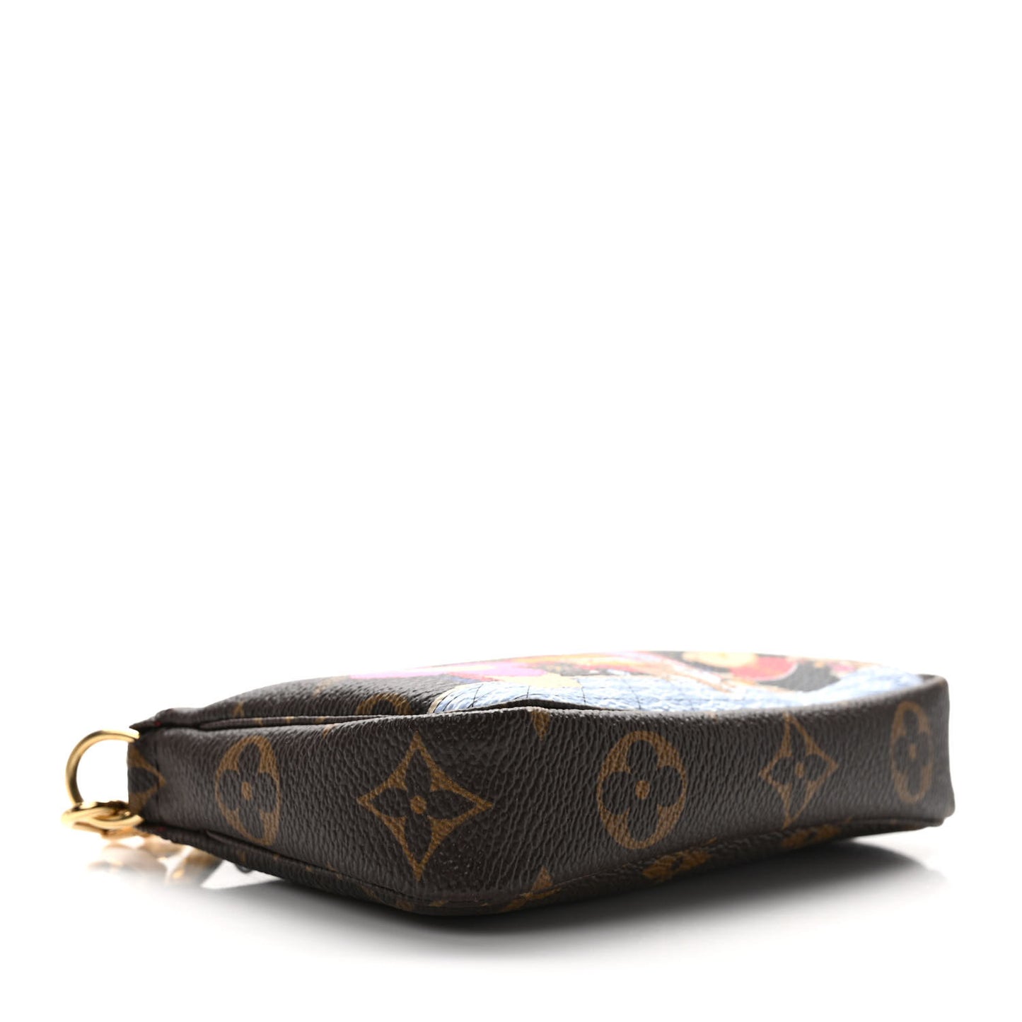 Monogram 2021 Christmas Animation London Mini Pochette Accessories Red