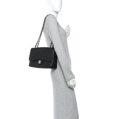 Chanel Caviar Quilted Jumbo Single Flap Black 2 of 12