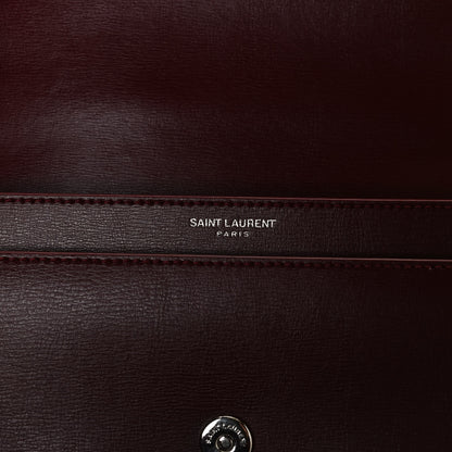 Saint Laurent Calfskin Medium Monogram Sunset Pallisandre 6 of 12