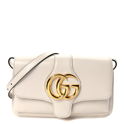 Gucci Calfskin Small Arli Flap Shoulder Bag Mystic White 1 of 9