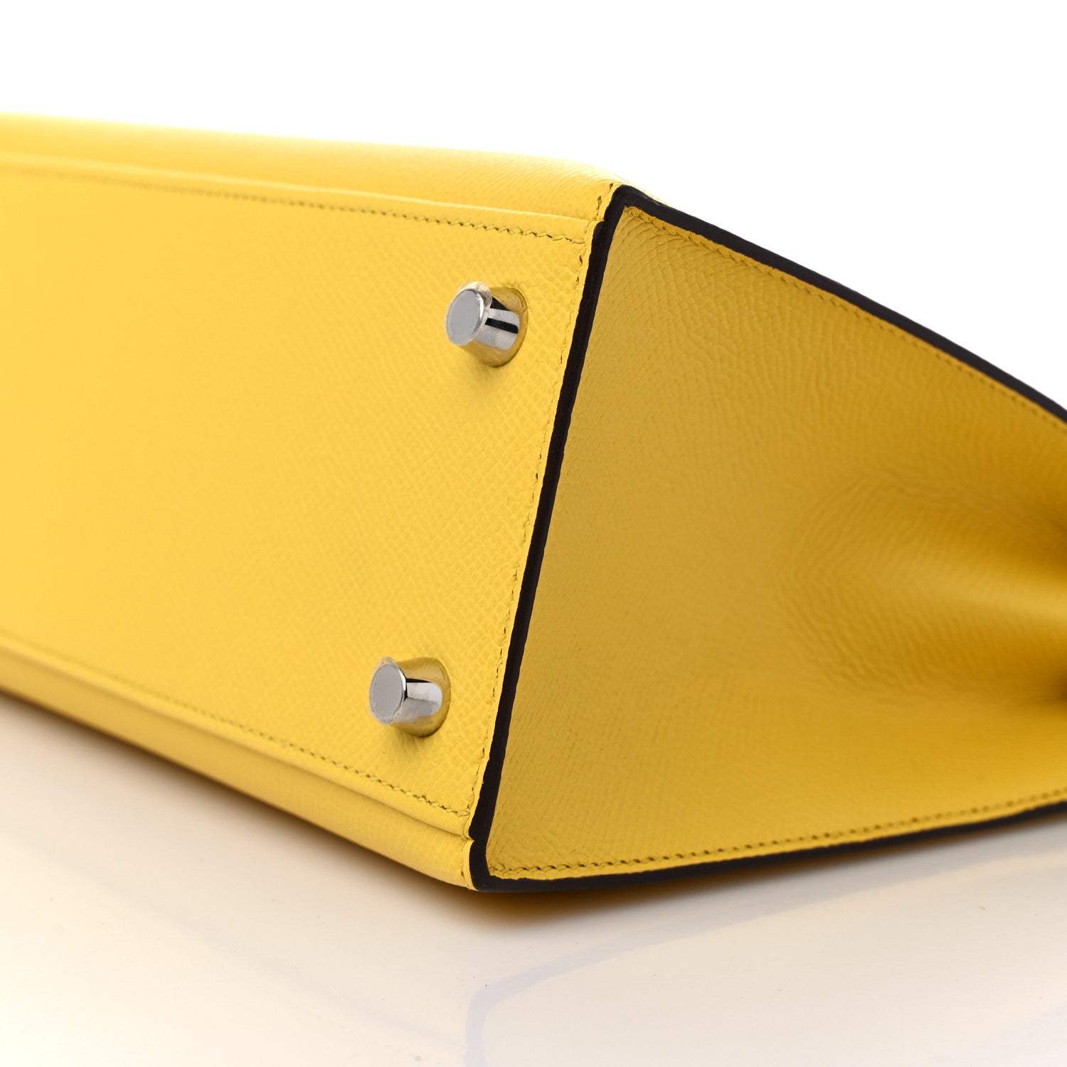 Hermes Epsom Kelly Sellier 25 Jaune De Naples 8 of 9