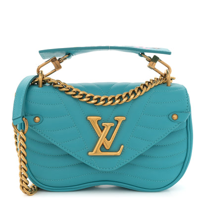 Louis Vuitton Calfskin New Wave Chain PM Malibu Green 1 of 11