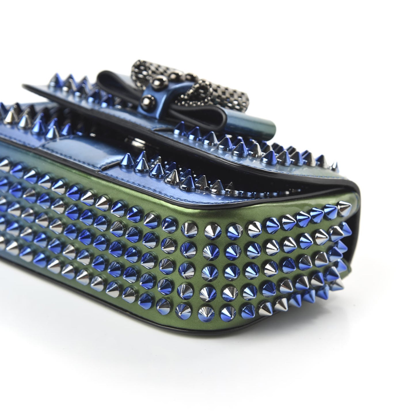 Patent Scarabe Spikes Sweety Charity Crossbody Bag Ocean Amazon
