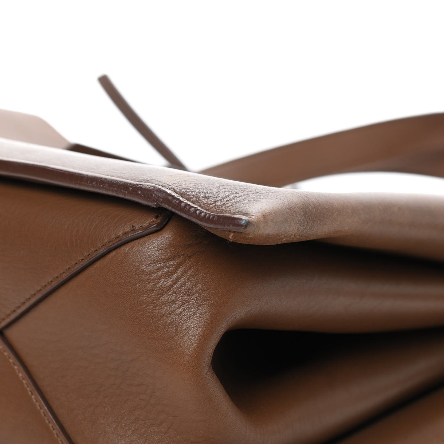 Calfskin Medium Tri-Fold Bag Taupe