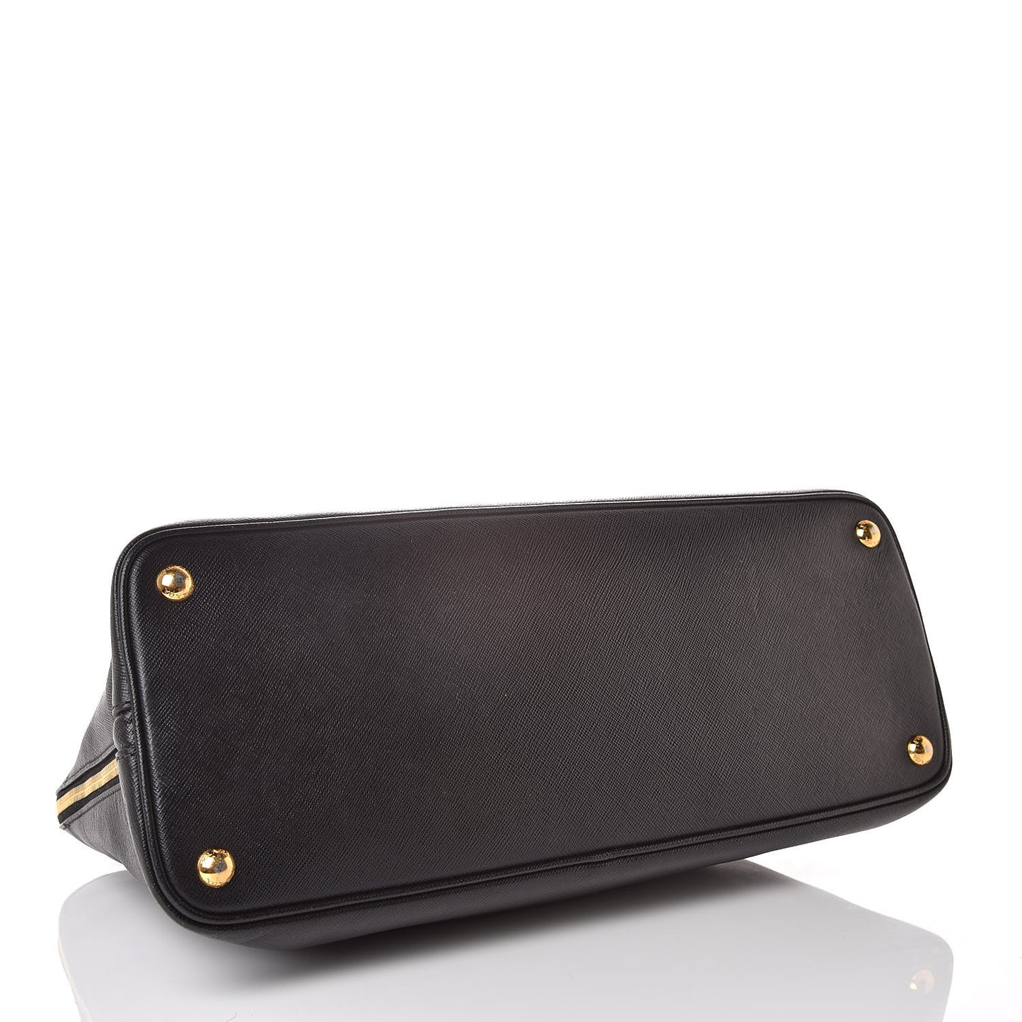 Saffiano Lux Large Promenade Tote Black