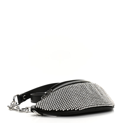 Alexander Wang Rhinestone Mesh Mini Attica Belt Bag Black 4 of 9
