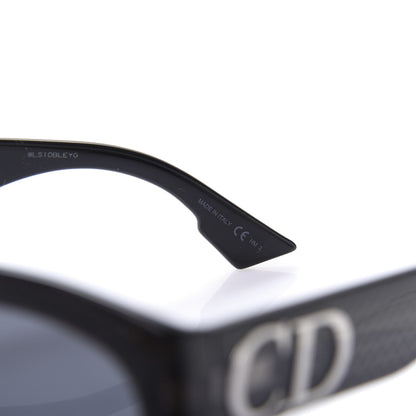 Christian Dior Acetate Cannage DDiorF Cat Eye Sunglasses Black 7 of 11