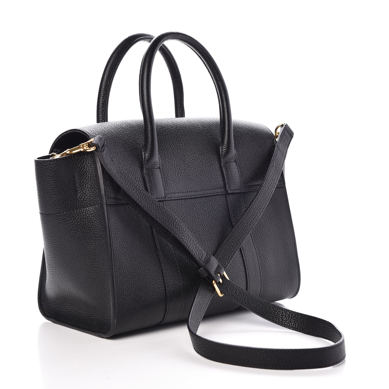 Mulberry Classic Grain Small New Bayswater Black 3 of 6
