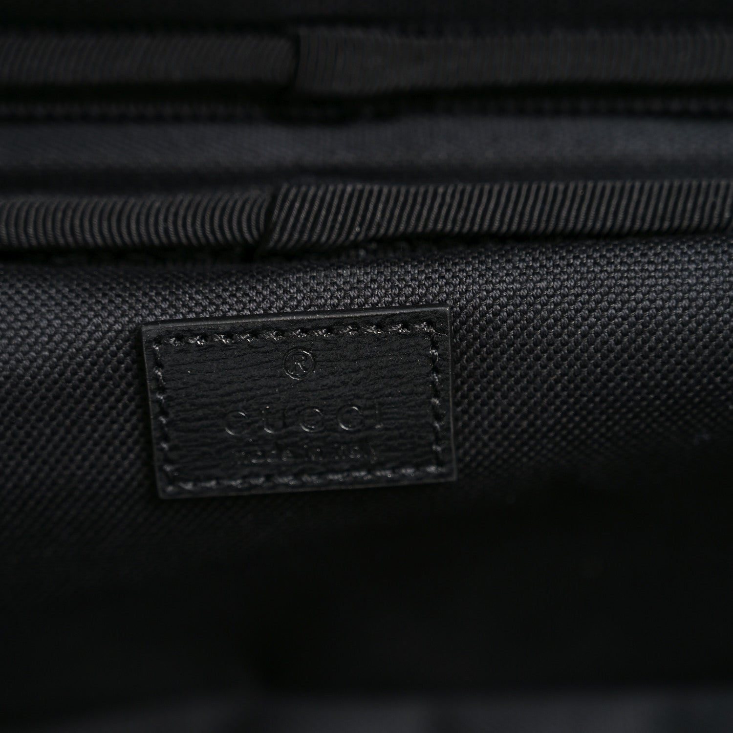 Gucci GG Supreme Monogram Azalea Calfskin Retro Interlocking G Small Savoy Cabin Trolley Black 5 of 9