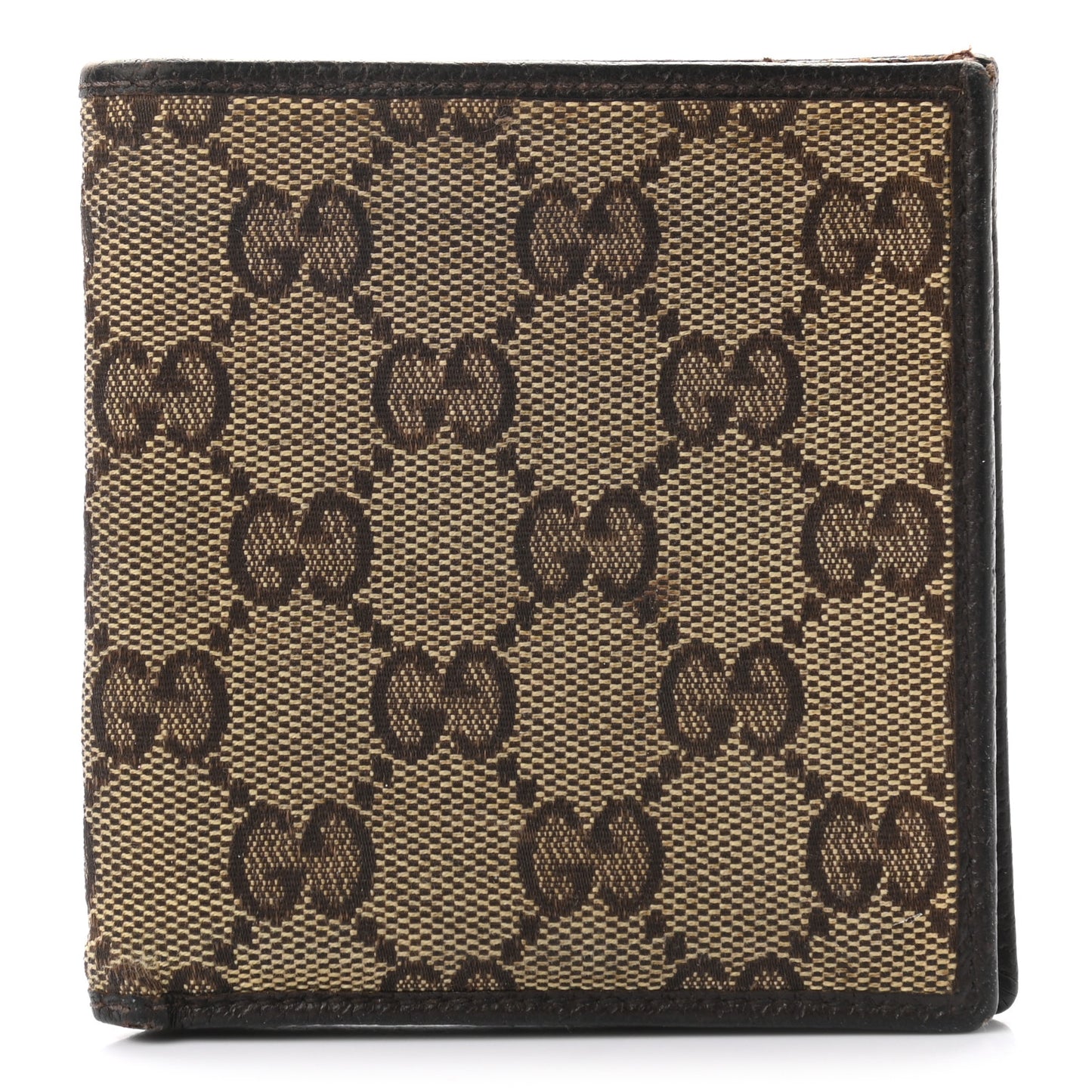 Monogram Bi-Fold Wallet Dark Brown