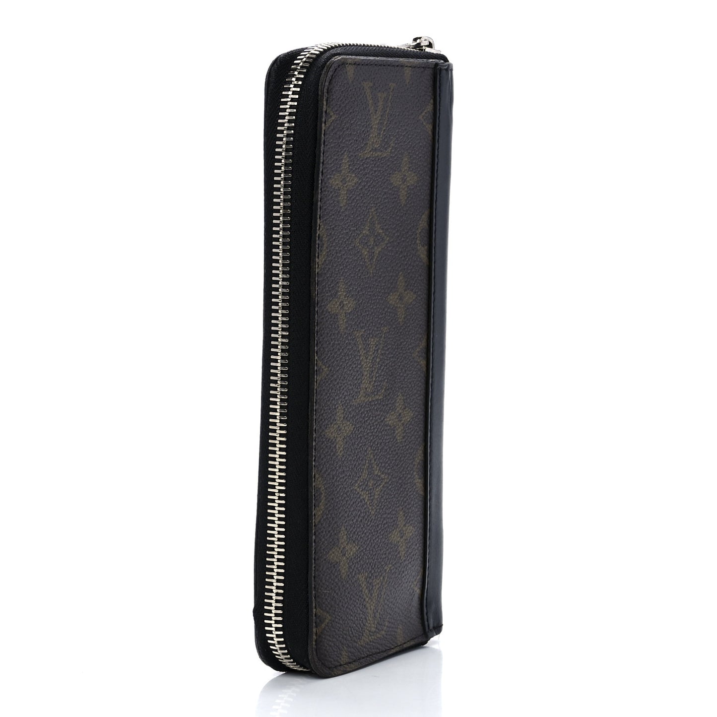 Monogram Macassar Vertical Zippy Wallet