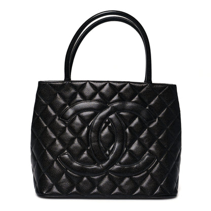 Chanel Caviar Quilted Medallion Tote Black 1 of 11