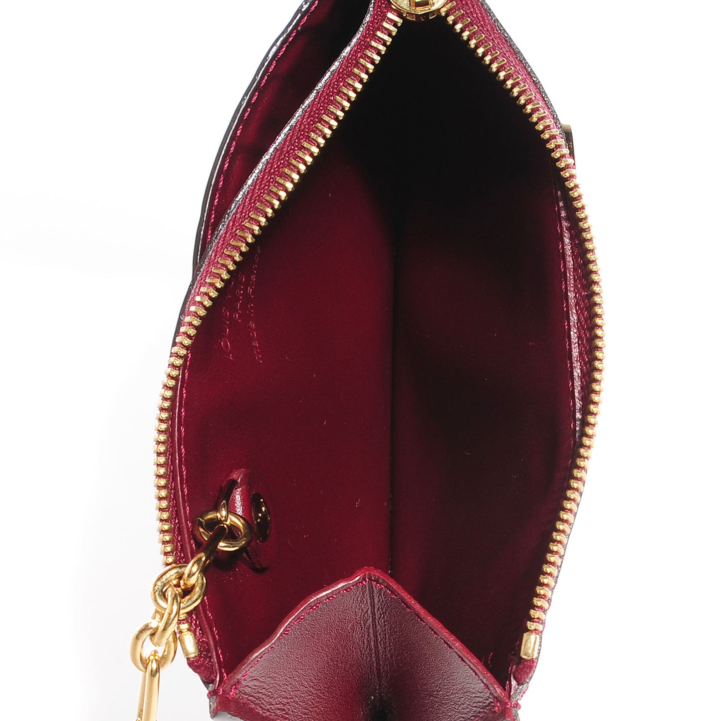 Vernis Key Pouch Griotte