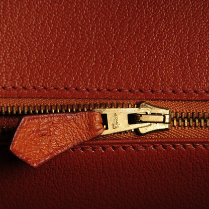 Hermes Ostrich Birkin 30 Gold 8 of 17