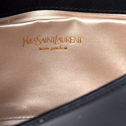 Saint Laurent Patent Y-Mail Clutch Black 6 of 8