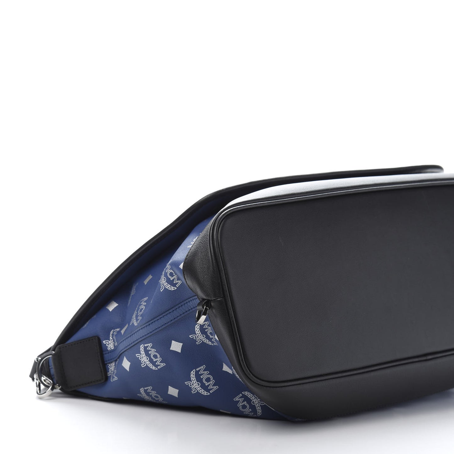 Visetos Reflective Nylon Large Resnick Crossbody Bag Estate Blue