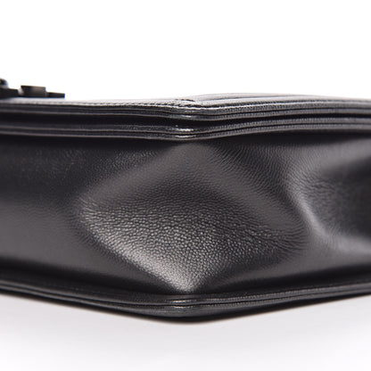 Chanel Caviar Quilted New Medium Boy Flap So Black 10 of 11