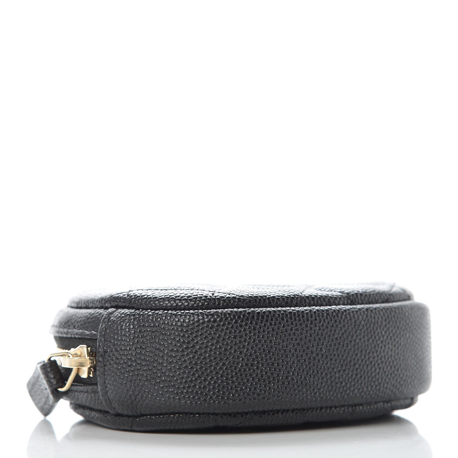 Chanel Caviar Quilted Zip Around Classic Coin Purse Black 4 of 8