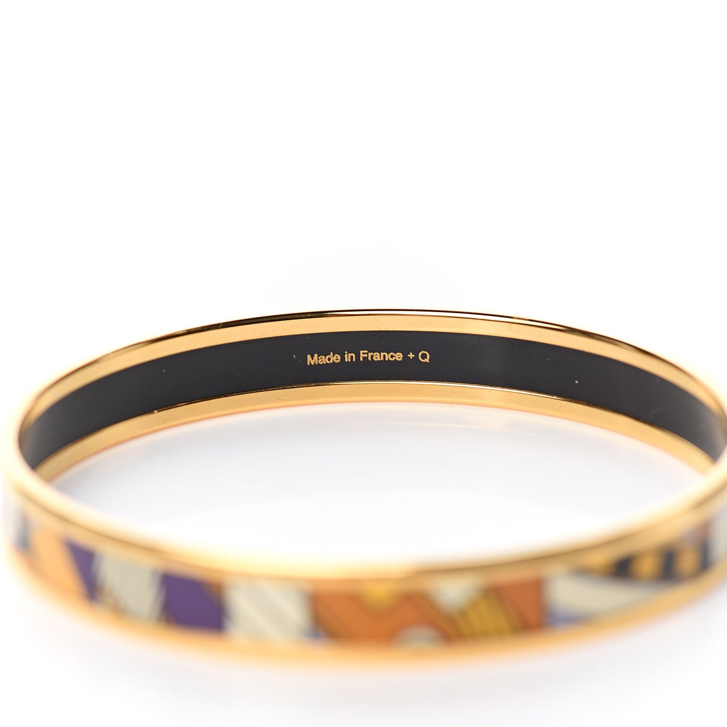 Hermes Enamel Printed Narrow Astrologie Nouvelle Bracelet 65 4 of 5