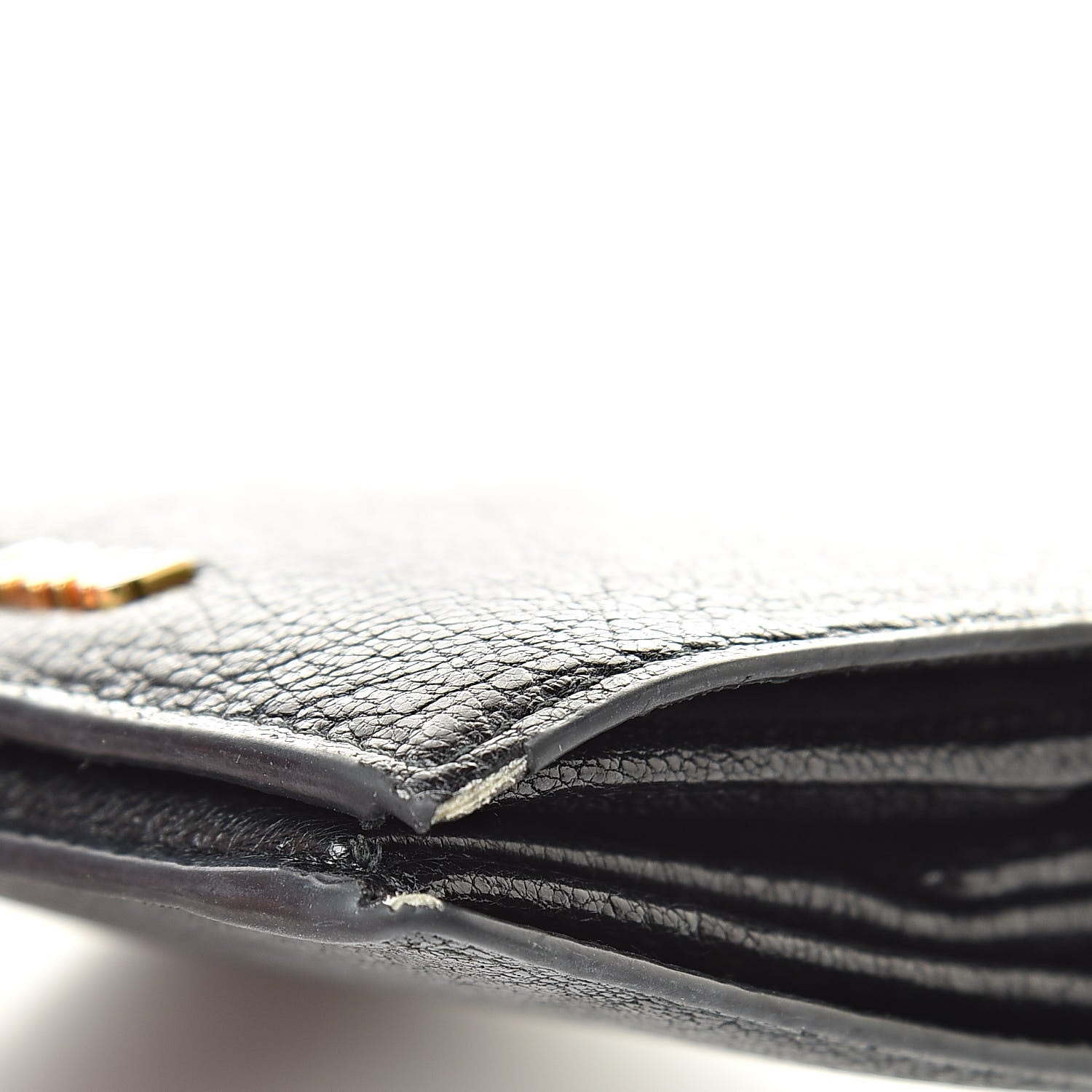 Miu Miu Goatskin Madras Small Wallet Black 12 of 13