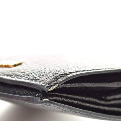 Miu Miu Goatskin Madras Small Wallet Black 12 of 13